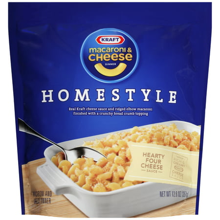 UPC 021000028177 product image for Kraft Homestyle Macaroni & Cheese Dinner with Hearty Four Cheese Sauce, 12.6 oz | upcitemdb.com