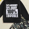 thumbnail image 4 of UAYOTSE Boys Fall Winter Crewneck Letter Print Long Sleeve Sweatshirt and Pants 2-Piece Set Size 4-5 Years, 4 of 4