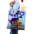 thumbnail image 4 of Vivo, el Mono Bolso de tela con estampado de lienzo para mujer, bolsa de compras reutilizable y estética, con cremallera interior, regalo para mujer,38*45cm., 4 of 6