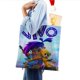 thumbnail image 4 of Vivo, el Mono Bolso de tela con estampado de lienzo para mujer, bolsa de compras reutilizable y estética, con cremallera interior, regalo para mujer,40*40cm., 4 of 6