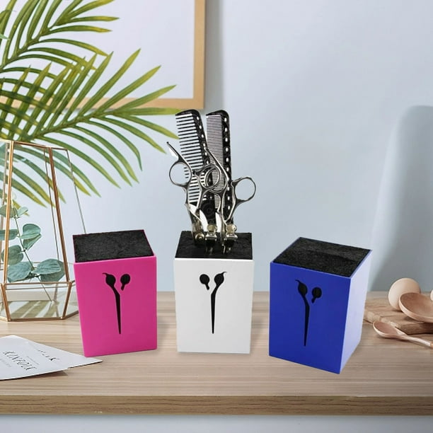 Soporte para tijeras de peluquero soporte para tijeras de peluquería resistente al deslizamiento cepillo multifuncional de alta densidad para ahorro de espacio agarre seguro ANGGREK Otros