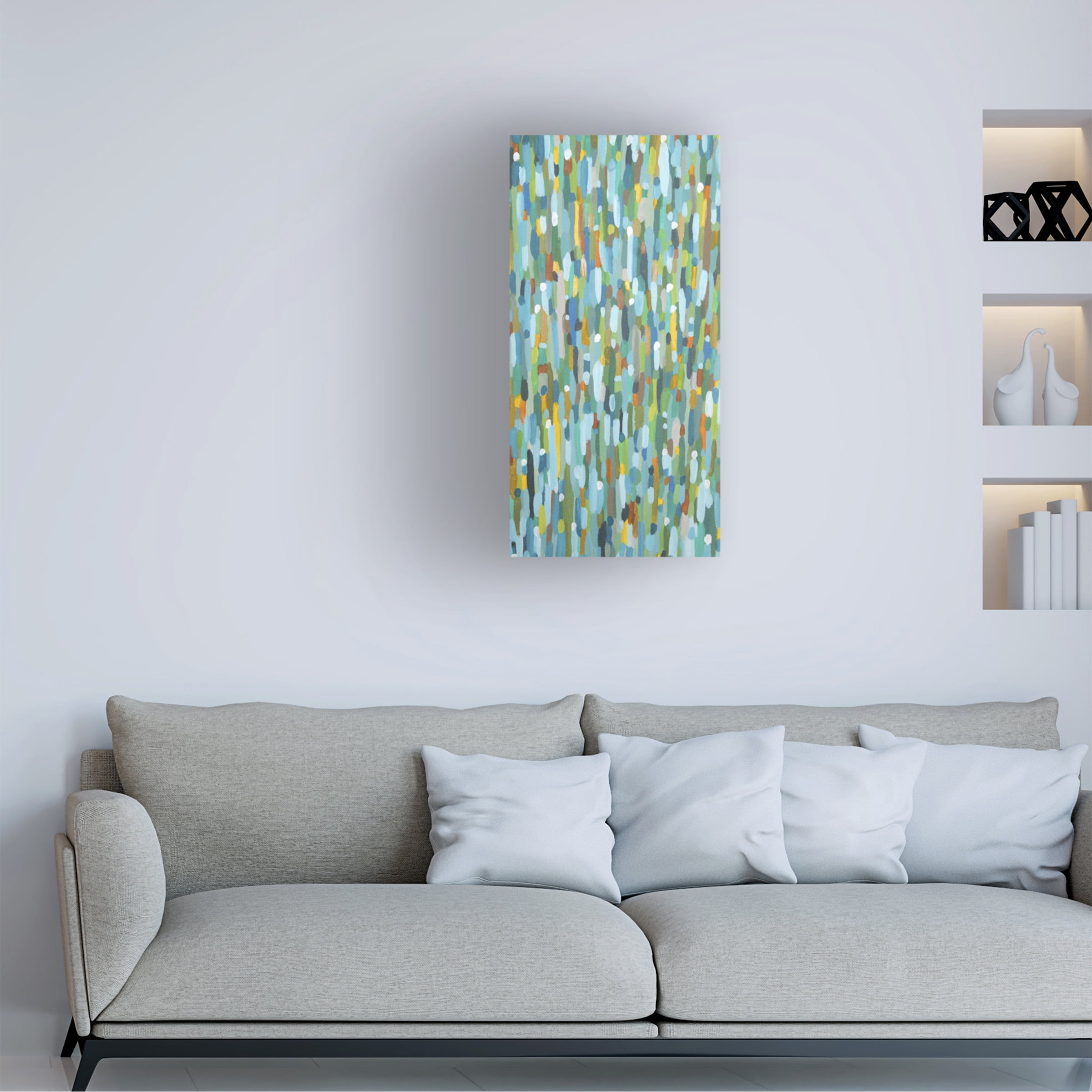 Sylvie Demers 'Les Uns Contre Les Autres' Canvas Art