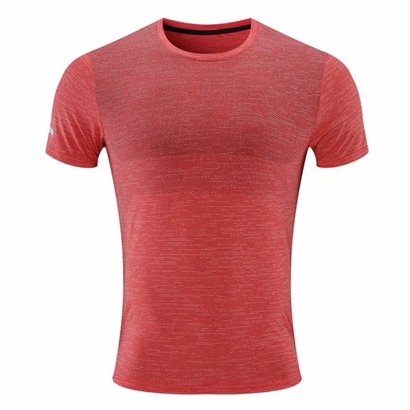 Dagugfen Mens Casual Tops Short Sleeve Crew Neck Skinny Slim Fitted Pullover Tee Shirts for Men Solid Color