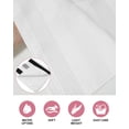 thumbnail image 6 of Black Gray Striped Kitchen Dish Towels for Drying Dishes Set of 2, Farmhouse Stripe Art Waffle Weave Microfiber Hand Tea Bathroom Towels Quick Dry & Absorbent Towel 15.7x23.6, 6 of 7