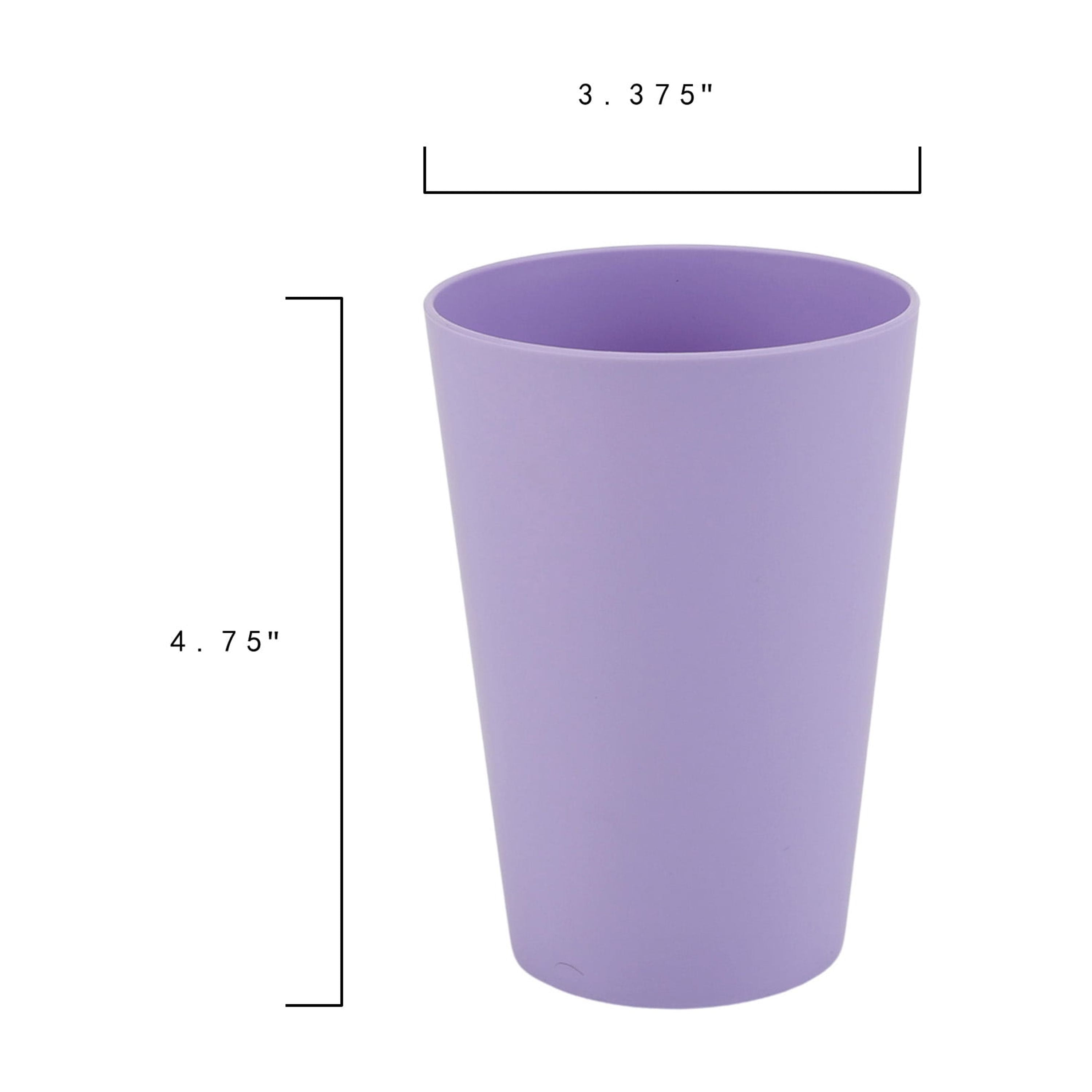 Your Zone Lilac Purple Plastic 15 oz Kids Tumbler
