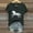 Gray, variant on ALLLIST Tops for Women Holiday Short Sleeve V Neck T-Shirts Animal Print Trendy Gray Shirts Ladies Tops
