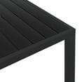 thumbnail image 3 of vidaXL Table de Jardin Noire 185x90x74 cm Aluminium et WPC, 3 of 4