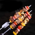 thumbnail image 4 of Bangcool Ensemble de Brochettes de Barbecue Manche Long Acier Inoxydable Brochette Réutilisable Bâton de BBQ, 4 of 10