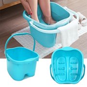 Aimeeli Foot Detox Massage Spa Bucket ABS Basin Foot Tub Soak Your Feet Toe Nails and Ankles