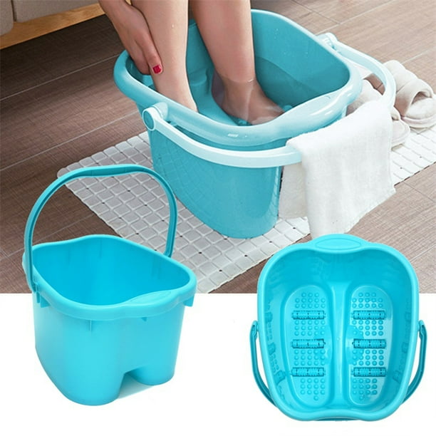Grtsunsea Foot Wash Basin Foot Spa Bucket Foot Soaking Tub, Pedicure