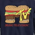thumbnail image 3 of MTV Logo - Burger Logo - Toddler And Youth Crewneck Fleece Sweatshirt, 3 of 5