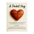 thumbnail image 2 of Basketball Pocket Hug with Gift Card, Charming Heart-Shaped Hug, Christmas Gift for Sports Enthusiasts Family, Sports Themed Encouragement Pocket Hugs for Holidays, 2 of 7