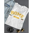 thumbnail image 3 of Rome, Italy Shaped T-Shirt Women -Smartprints Designs, Female Small, 3 of 4