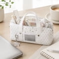 thumbnail image 3 of Polka Dot Pencil Case, Cute Kawaii Stationery Organizer Bag, Portable Pen Holder Pouch For Women Daily Stationery Storage, 3 of 3