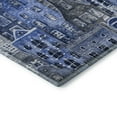 thumbnail image 4 of Addison Rugs Mayfield Washable Transitional Novelty Blue Rectangle Rug, 9' x 12', 4 of 6