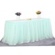 thumbnail image 5 of Falda de mesa de tul hecha a mano, mantel decorativo, mantel rectangular, 5 of 8