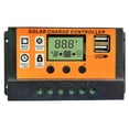 thumbnail image 1 of Monstrate Controlador de carga solar automático de 12V 24V Controladores MPPT / PWM Dispositivo de control de salida USB dual portátil Fácil Decoración del hogar AT10-10A, 1 of 6