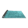 thumbnail image 2 of Ahgly Company Indoor Round Oriental Light Blue Industrial Area Rugs, 6' Round, 2 of 4