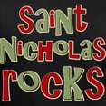 thumbnail image 3 of CafePress - Saint Nicholas Rocks Women's V Neck Dark T Shirt - Women's V-Neck Dark T-Shirt, 3 of 4