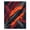 Black, Pattern 3, variant on ODIKA 4'x6' Machine Washable Non-Slip Area Rug, Abstract Red High Traffic Rug, Red, 941614