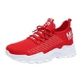 thumbnail image 2 of Willtoo Women's Breathable Walking Running Shoes Casual Lace Up Tennis Sneakers Non Slip Work Sport Athletic Orthopedic Shoes, 2 of 6