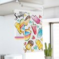 thumbnail image 3 of Hello Summer Popsicles Kitchen Dish Towels Set of 2, Rainbow Love Hearts Hand Towel Drying Baking Cooking Cloth, Seasonal Home Kitchen Decor 18x26, 3 of 6