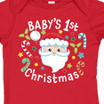 thumbnail image 4 of Inktastic Baby's 1st Christmas Santa with Candy Canes Boys or Girls Baby Bodysuit, 4 of 5