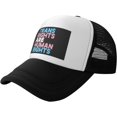 thumbnail image 1 of Trans Rights are Human Rights Mesh Back Trucker Cap Baseball Cap, 1 of 8