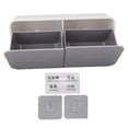 thumbnail image 1 of Multifunctional Wall Mounted Clamshell Storage Box for Home Kitchen Bathroom Office, 1 of 24