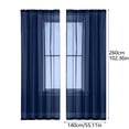 thumbnail image 2 of Transform Your Space With Our Solid Color Semi Sheer Window Curtains – Light Control & Modern ! 2-pack Curtains Beaded Curtain Shower Curtain Liner Water Shadow Curtain Curtain with Rod 7 Foot, 2 of 7