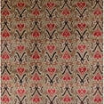 thumbnail image 1 of Ahgly Company Indoor Square Mid-Century Modern Light Copper Gold Oriental Area Rugs, 7' Square, 1 of 6