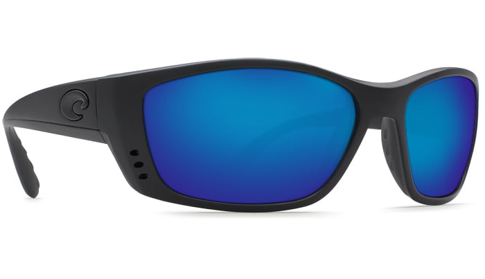 Costa Sunglasses Fisch Black Green Mirror 400G FS 11 GMGLP 