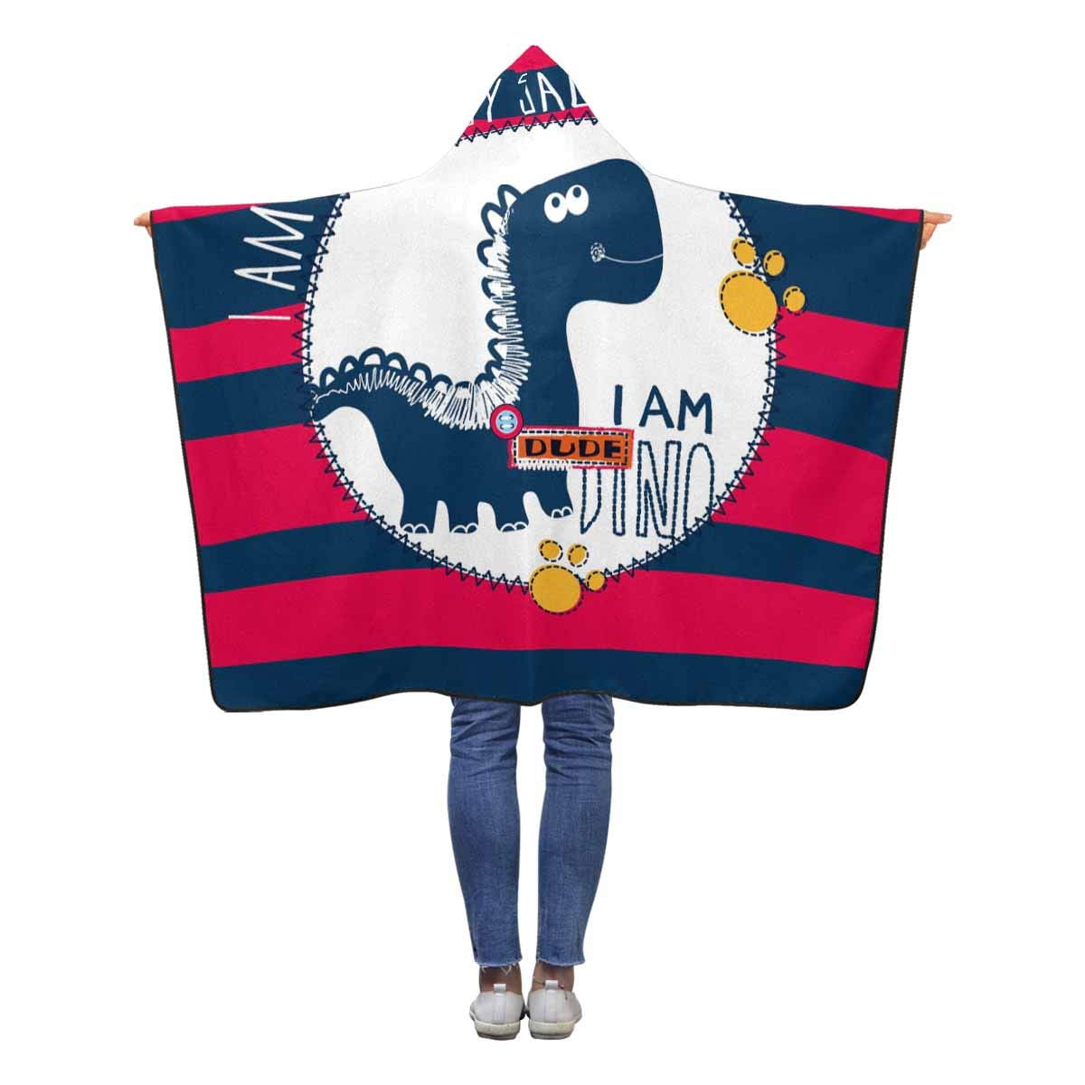 ASHLEIGH Cute Dinosaur Throw Hooded Blanket 40x50 inches Toddler Kid ...