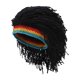 thumbnail image 2 of Gorro de con peluca, gorro divertido para fiestas temáticas, festivales, fiestas de disfraces, espectáculos de anime negro, 2 of 8