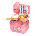 thumbnail image 2 of Kitchen Play Set, Toddler Kitchen Toy, Realistic Mini Kitchen Set With 20 Accessories And Water Spray Function, Interactive Indoor Game For Kids Ages 2 Plus, Durable Plastic Design, 2 of 9