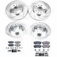 thumbnail image 3 of PowerStop Front and Rear Z23 Evolution Sport Carbon-Fiber Ceramic Brake Pad and Drilled & Slotted Rotor Kit Fits: FORD LINCOLN MAZDA MERCURY Select Models K200, 3 of 10