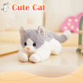 thumbnail image 2 of Gatito de peluche Houwsbaby, gris, iluminado, 38 cm, 2 of 5
