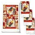 thumbnail image 2 of Lobyn Value Packs 4 Pack Absorbent Lightweight Kitchen Dish Towels 15x25 Cotton Poly (Red Rooster), 2 of 4
