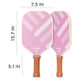 thumbnail image 3 of (2 pack) Franklin Sports Pickleball Paddle - DEFY - Textured Fiberglass Surface - Polypropylene Core - DEFY - Official USA Pickleball (USAP) Approved, 3 of 8