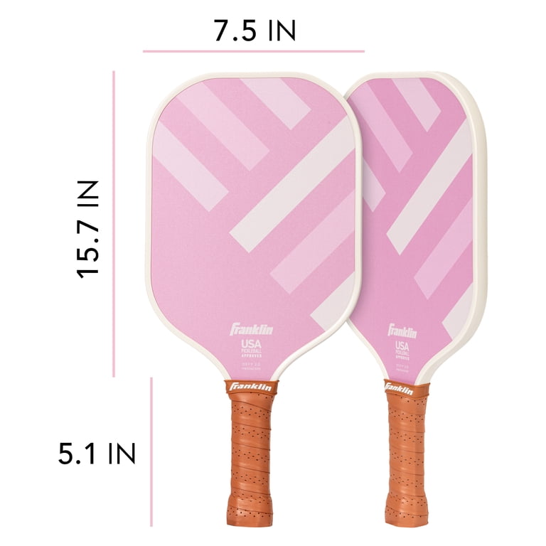 Franklin Sports Pickleball Paddle - DEFY - Textured Fiberglass