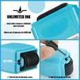 thumbnail image 5 of 2 Pack Identity Protection Roller Stamp Identity Theft, Confidential, Privacy Roller Stamp Information Blocker and 4 Pack Refill Ink for ID Account Data Address Security(Blue), 5 of 7