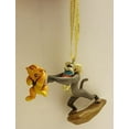 thumbnail image 2 of 4" Disney Lion King Rafiki Baboon & Baby Simba Christmas Tree Ornament Figure, 2 of 5