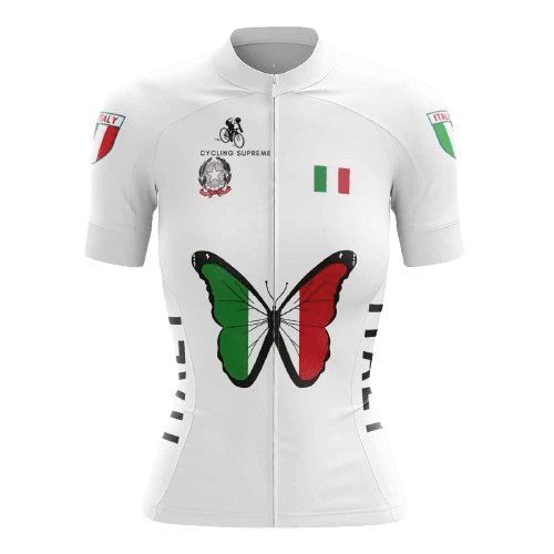 Italy Butterfly Women's Cycling Jersey - 6XL
