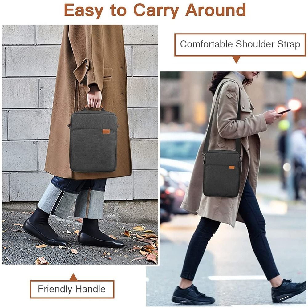 9-11/13.3 inch Portable Tablet Case Storage Laptop Shoulder Bag For iPad Galaxy Tab Student Business Messenge Crossbody Handbag