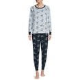 thumbnail image 7 of Disney Women's and Women's Plus Stitch Pajama Set, 2-Piece, 7 of 7