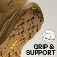 thumbnail image 5 of NORTIV 8 Men's Breathable Military Tactical Work Boots Side Zipper Cushion Sole Leather Lightweight Hiking Motorcycle Combat Army Boots with Arch Support, 5 of 8
