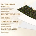 thumbnail image 6 of Peel and Stick Wallpaper Moss Covered Stones Purple Wildflowers Forest Wall Mural 23.6in x 9.8ft Self Adhesive Removable Wall Paper Renter Friendly Wallpaper for Bedroom Livingroom Office Studio, 6 of 8