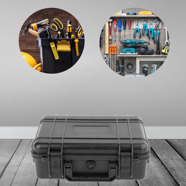 Caja de almacenamiento de herramientas portátil Contenedor de almacenamiento de protección Maleta a prueba de golpes Organizador de herramientas para 275 cm x 21 cm x 96 cm Baoblaze Estuche de almacenamiento