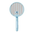 thumbnail image 1 of Matamoscas eléctrico 4 en 1, automático, portátil, de mano, para dormitorio, patio, camping, color azul cielo, 1 of 14