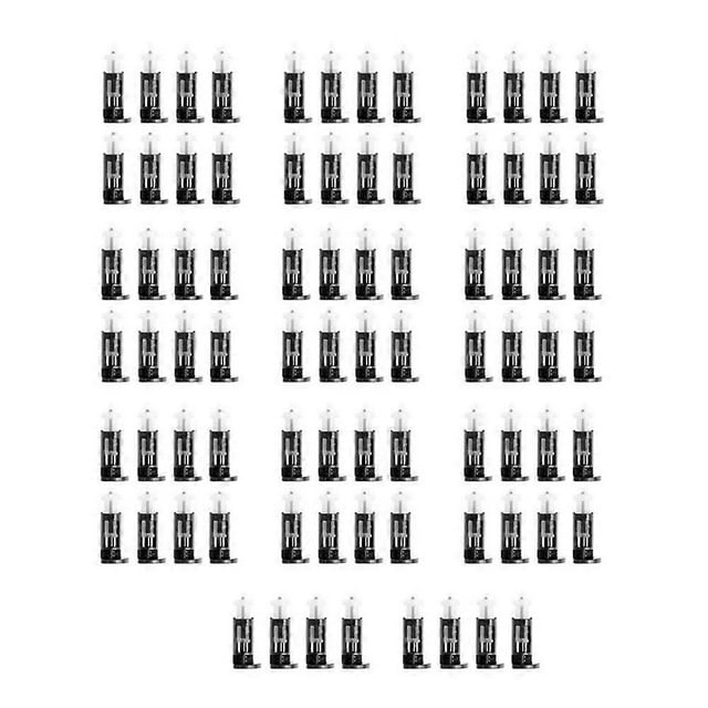 80Pcs CPU Heatsink Mount Pin Plastic Push Screw Cooler Cooling Fan Fastener Mounting Clip for Socke